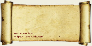 Andjelina Čipčić vizit kartica